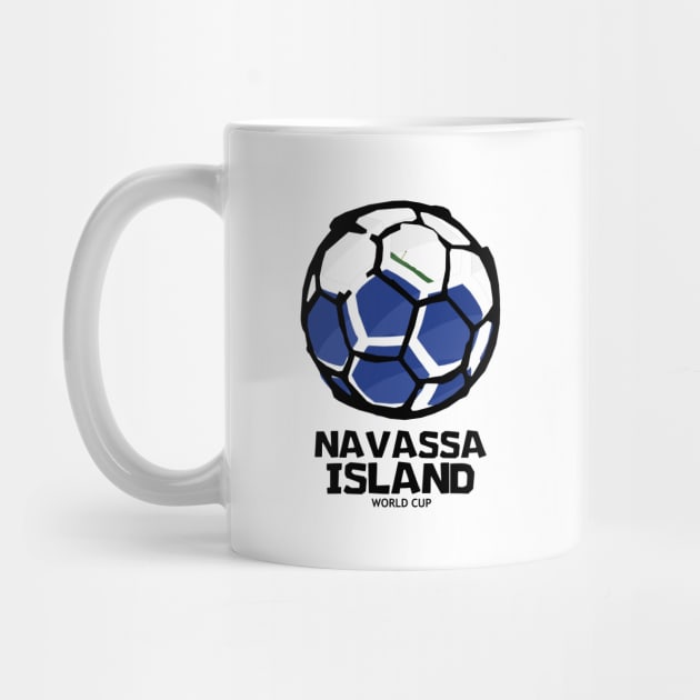 Navassa Island Football Country Flag by KewaleeTee